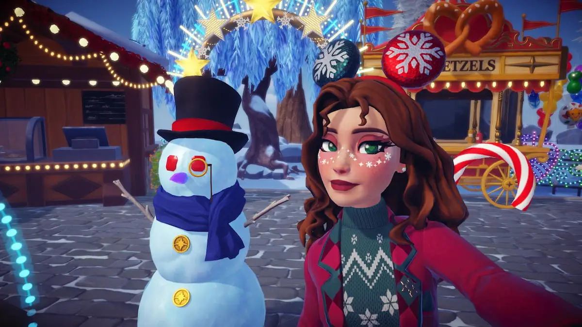 How to complete the Do You Wanna Craft a Snowman festive task in Disney Dreamlight Valley