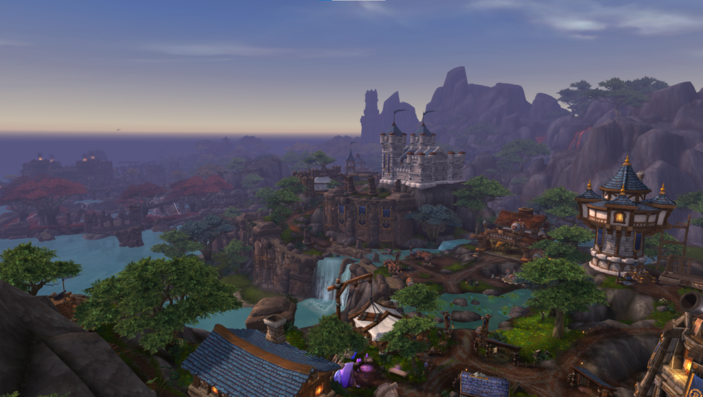 Ashran in World of Warcraft featuring Stormshield during Timewalking week