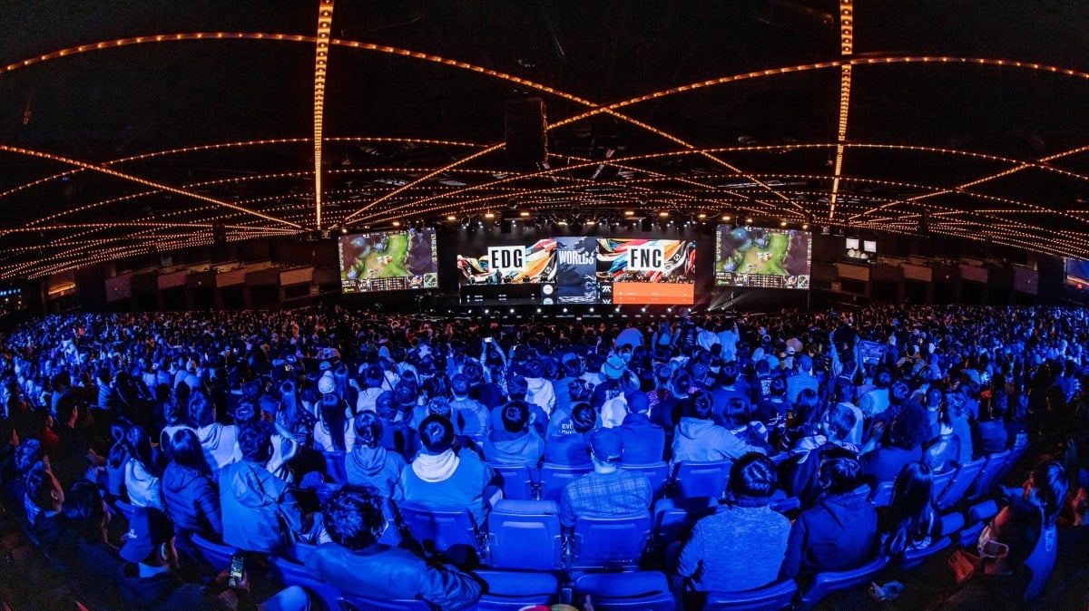 Worlds 2022 stage League of Legends