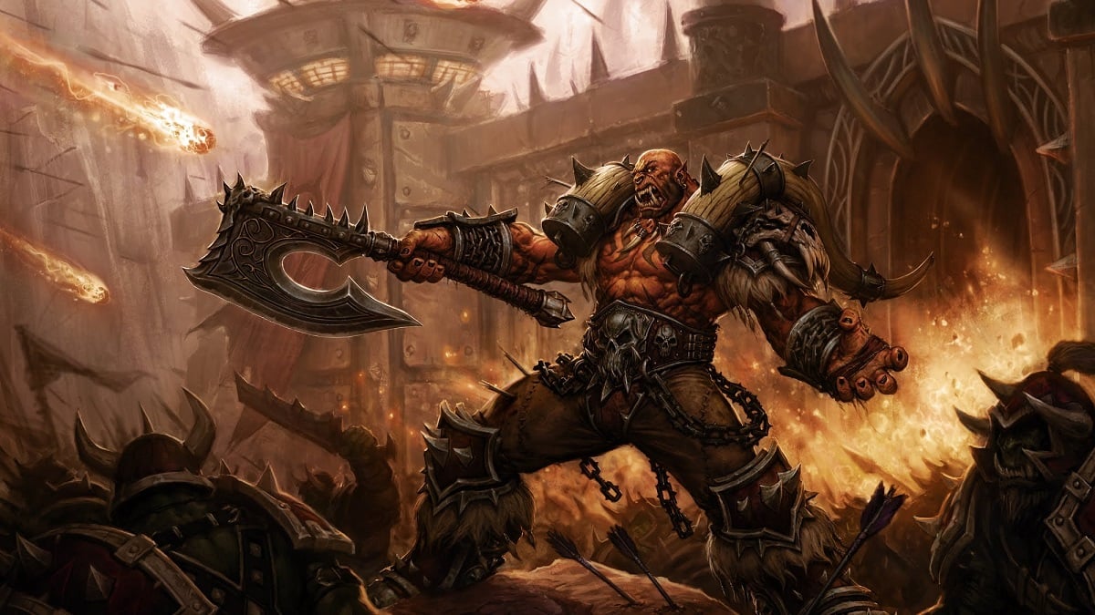 Key art for the Siege of Orgrimmar raid in World of Warcraft.