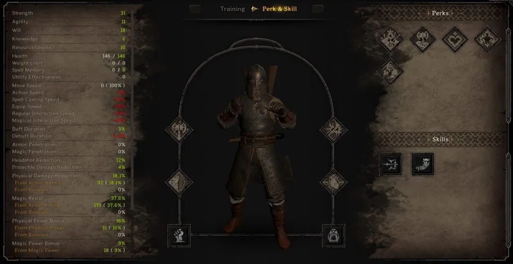 Dark and Darker Barbarian build best perks, skills, and weapons Dot