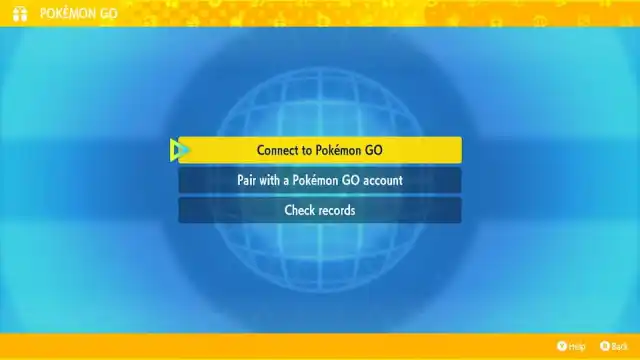 The Connect to Pokemon Go menu in Pokemon Scarlet and Violet. 