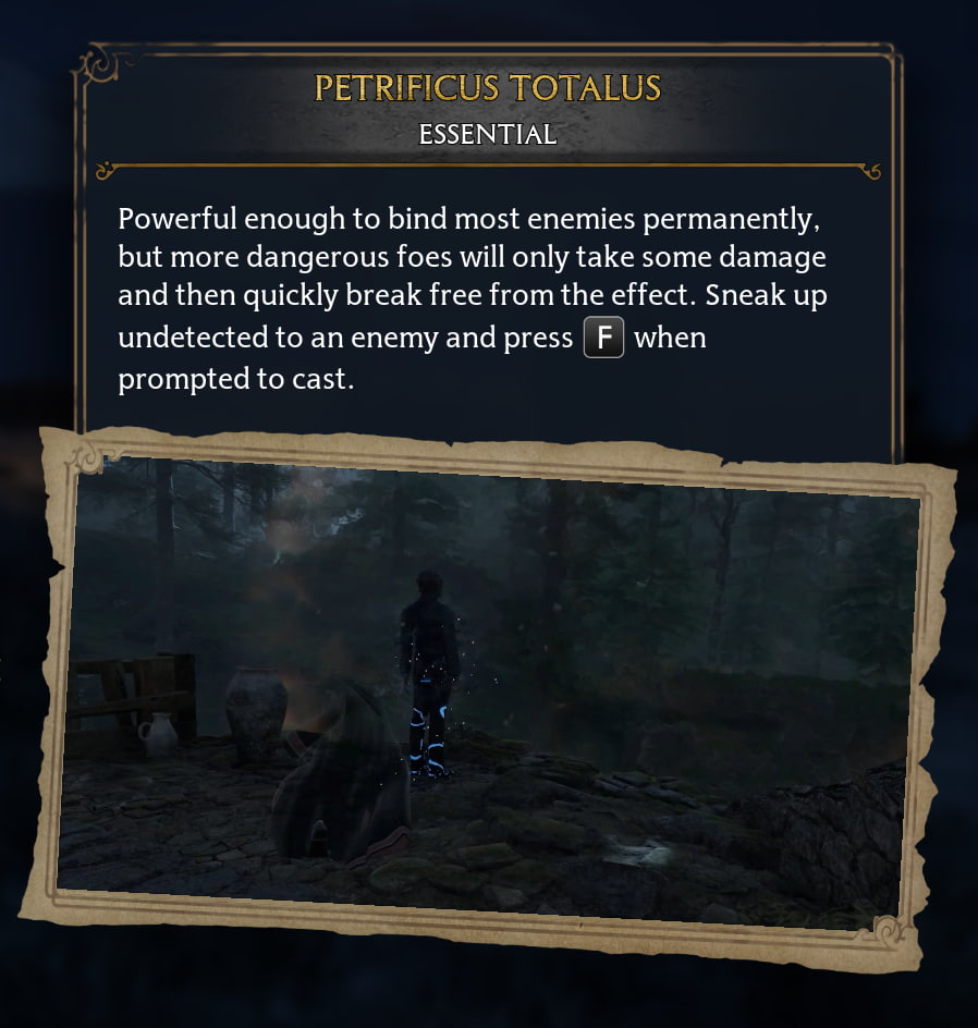 How to cast Petrificus Totalus in Hogwarts Legacy