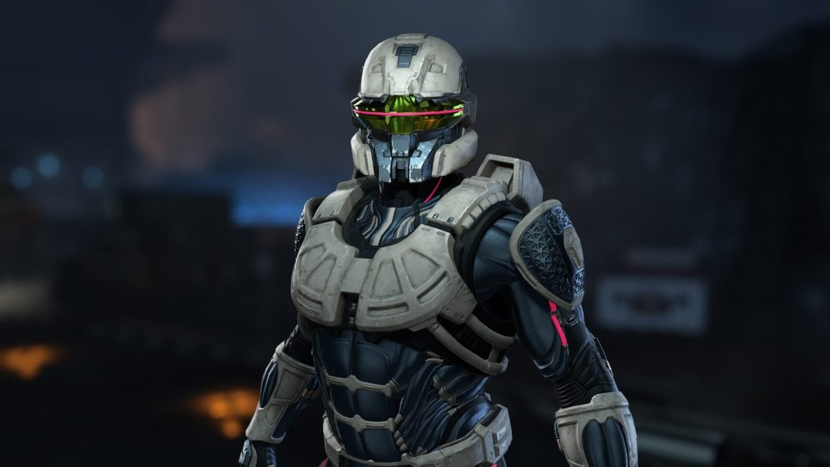 halo masterchief standing with his shoulders back and head held high
