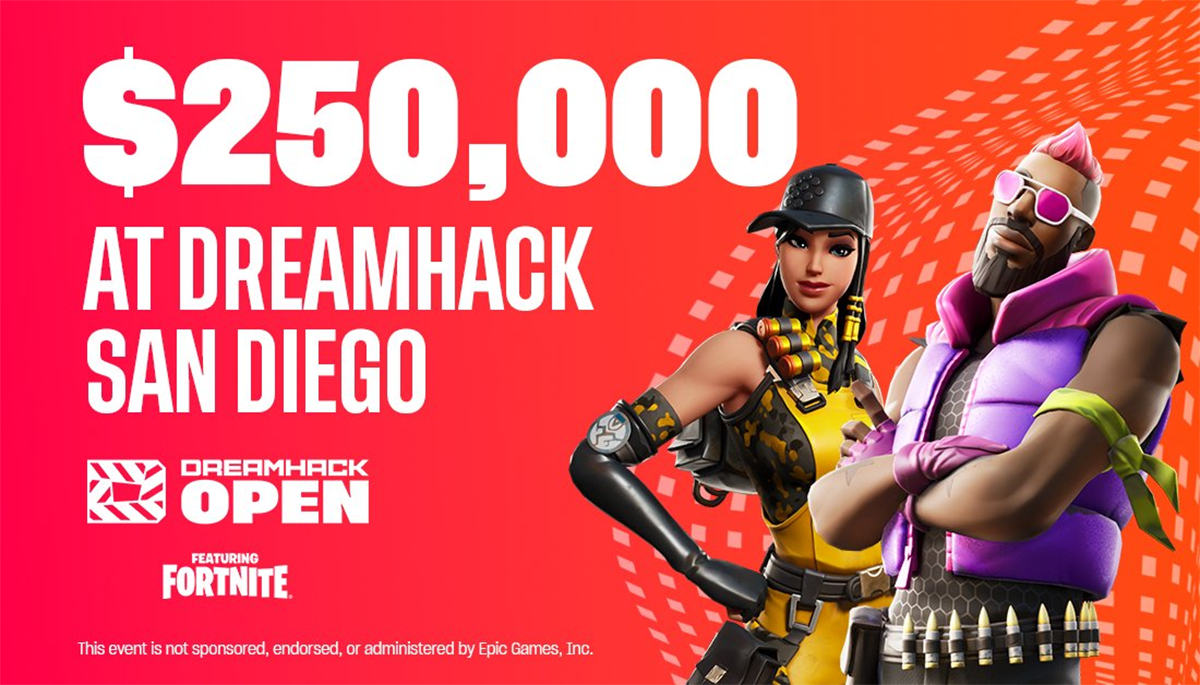 DreamHack offers 250K prize pool that any Fortnite player can win