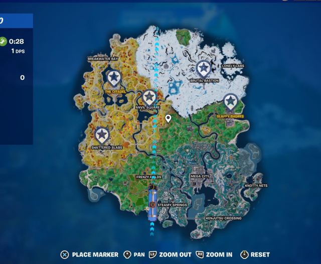 Fortnite Spring Breakout Cherry Blossoms locations