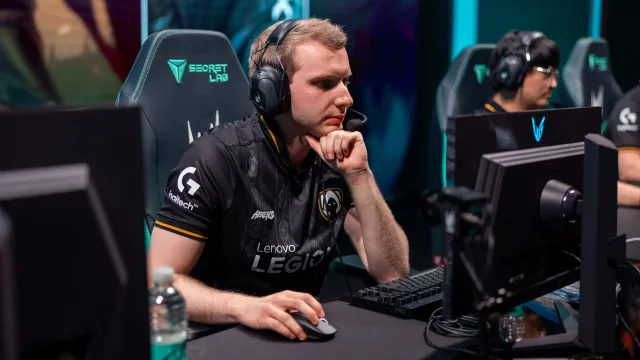Jankos competing in the LEC.