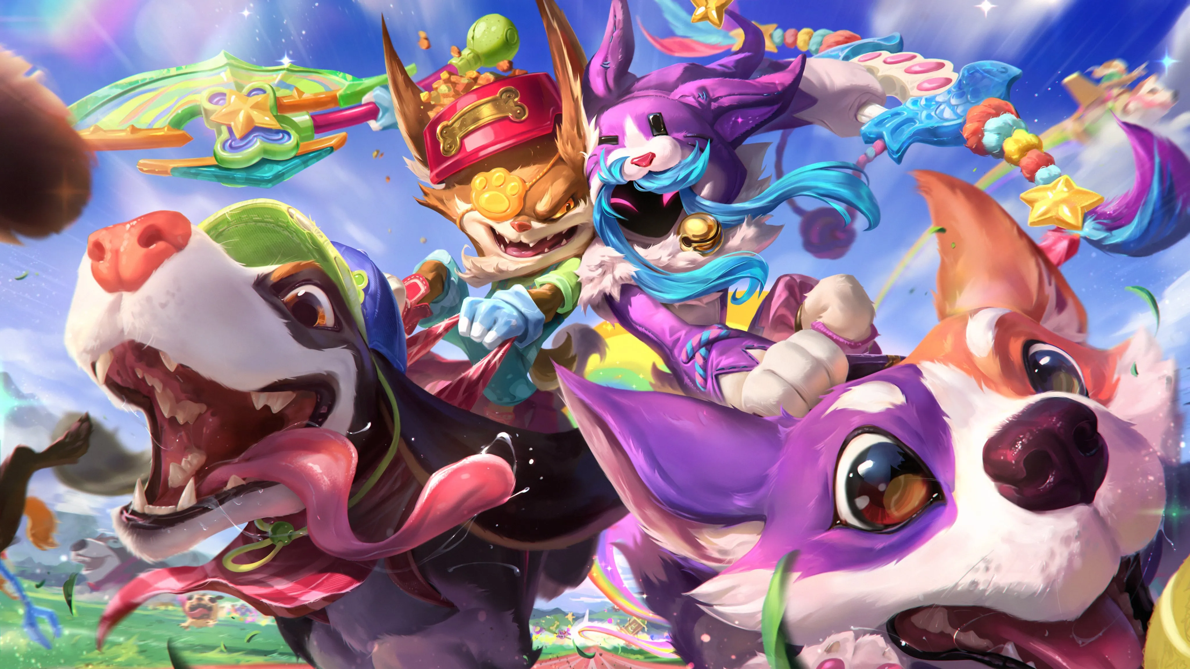 League of Legends April Fools skins coming for Yuumi, Nidalee, and more