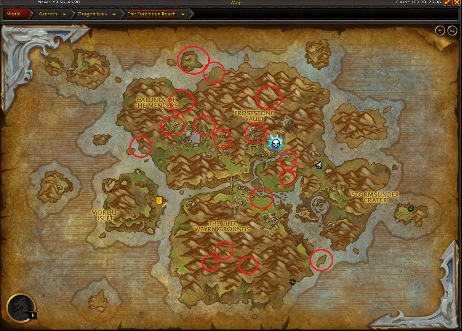 Locations of all Forbidden Hoards in WoW Dragonflight - Dot Esports