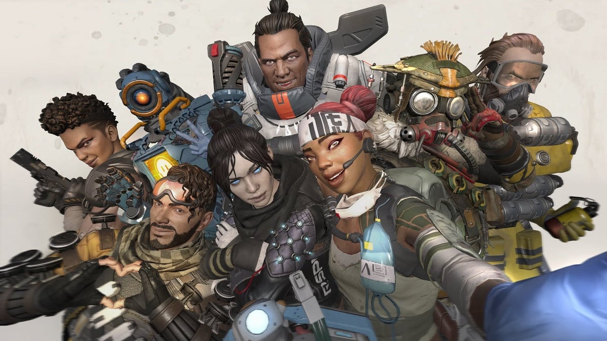 Apex Legends characters gathered together