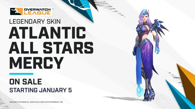 Overwatch League Atlantic All Stars Mercy skin.