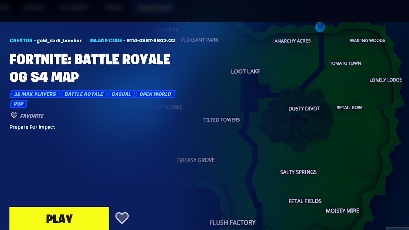 Best Fortnite Og Map Creative 20 Codes Dot Esports 5639