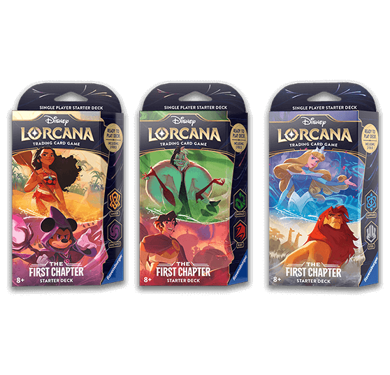 Disney Lorcana: The First Chapter starter decks