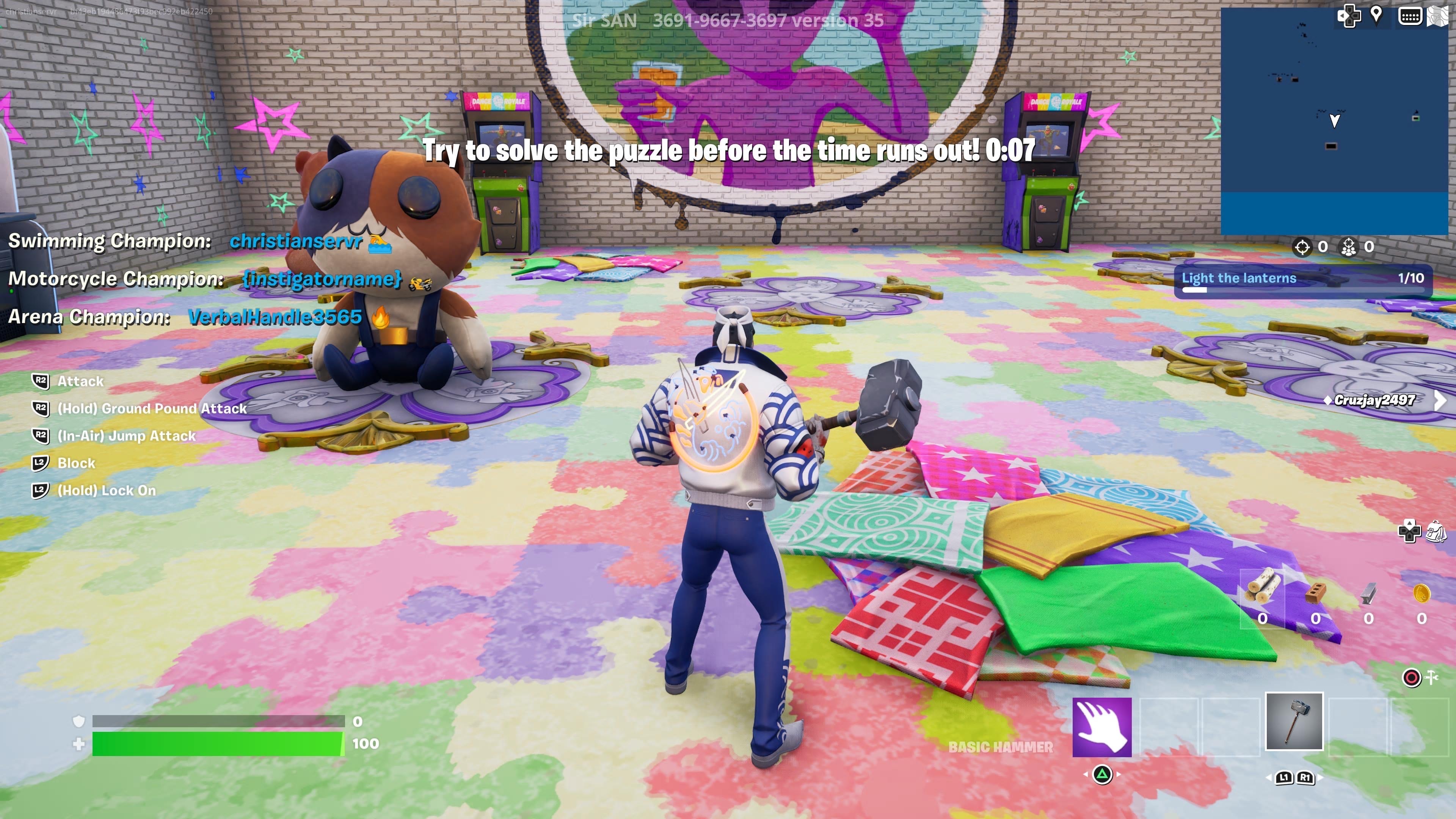 How to solve the purple puzzle in Fortnite's Lantern Fest Tour Dot