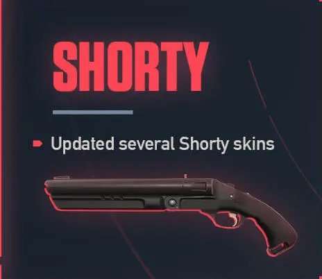 The Shorty gets a much-needed makeover in VALORANT Patch 6.08