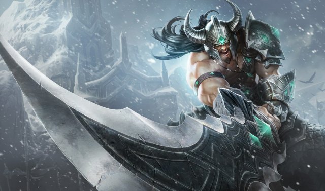 Base splash art for League of Legends champion Tryndamere