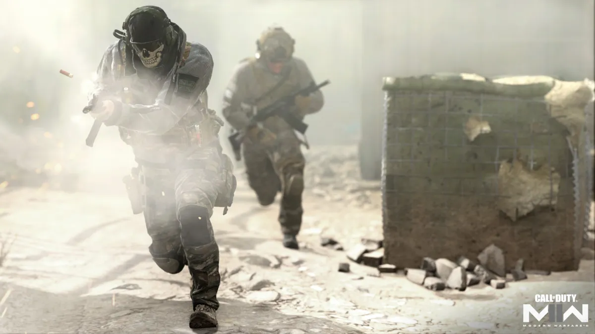 Call of Duty operators running into action in a MW2 multiplayer match.