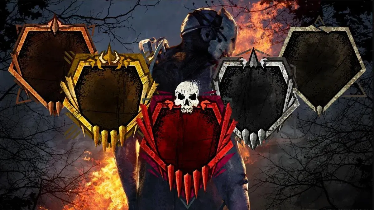 A screenshot of the ranks within Dead by Daylight