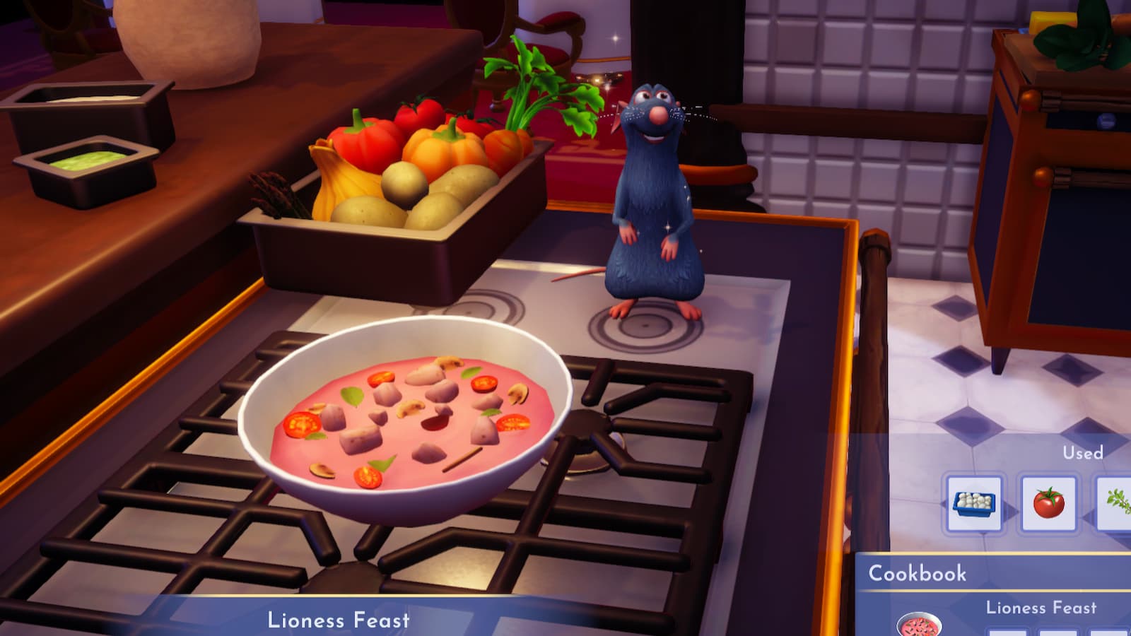 How to make Lioness Feast in Disney Dreamlight Valley Dot Esports