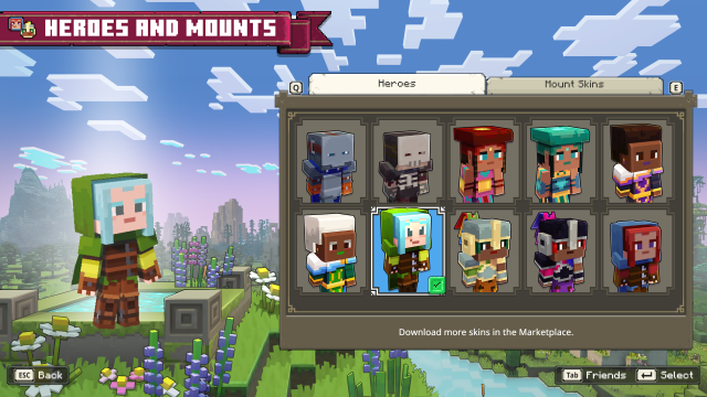 Heroes and Legends Skin Pack in Minecraft