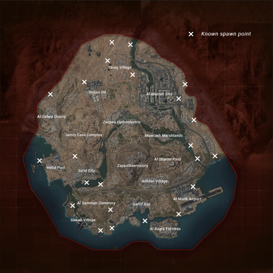 Every spawn location in DMZ Season 3 - Dot Esports