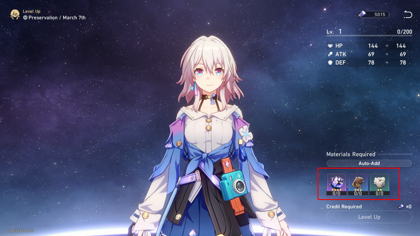 How To Level Up Characters In Honkai Star Rail Leveling System Explained Dot Esports 7322