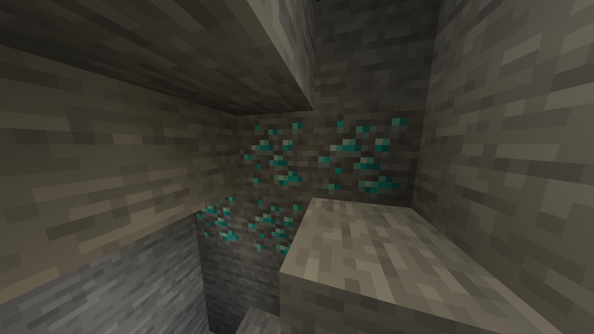 minecraft diamond cave