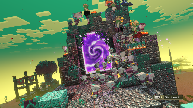 Portal to the Nether in Minecraft Legends