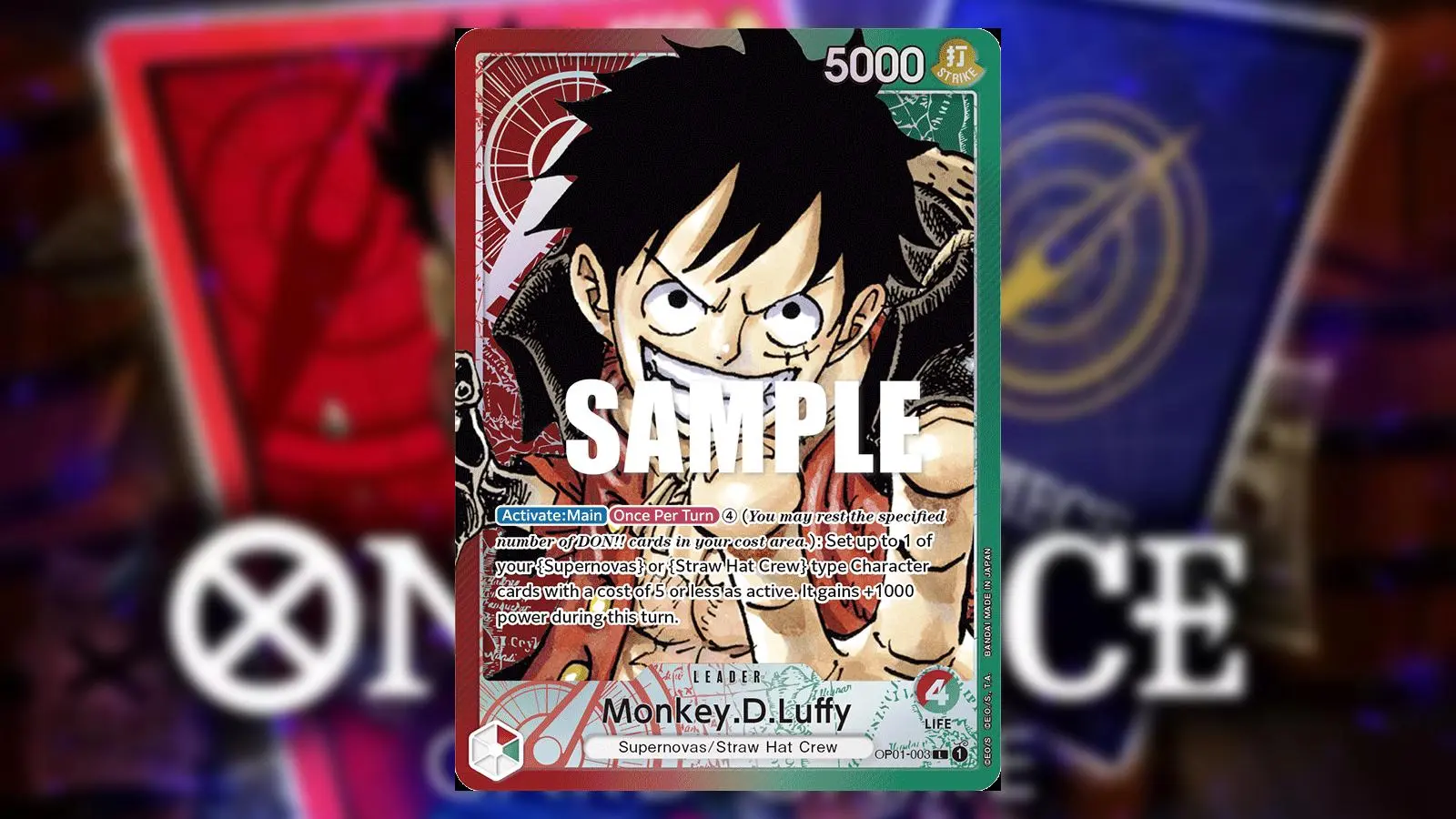 Todas las cartas de One Piece Romance Dawn valen dinero