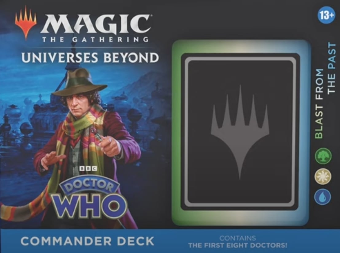 Image of the Fourth Doctor in Blast from the Past Doctor Who Commander Precon deck