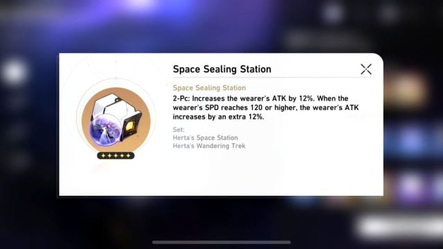 Space Sealing Station, Items