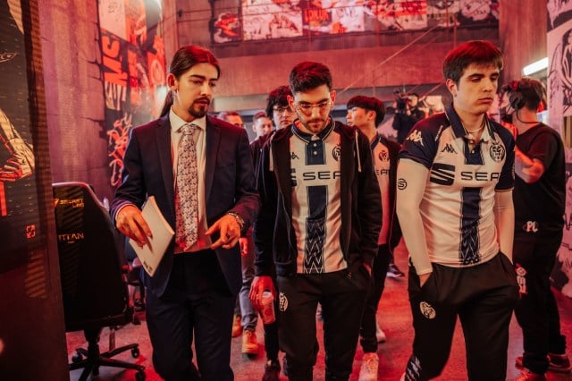 MAD Lions walking backstage at MSI 2023.