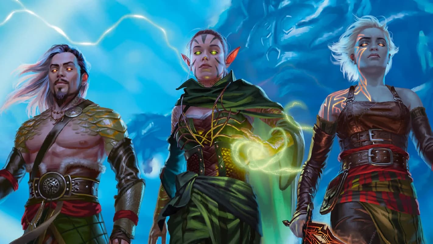Planeswalkers and legendary creatures prepare for attack