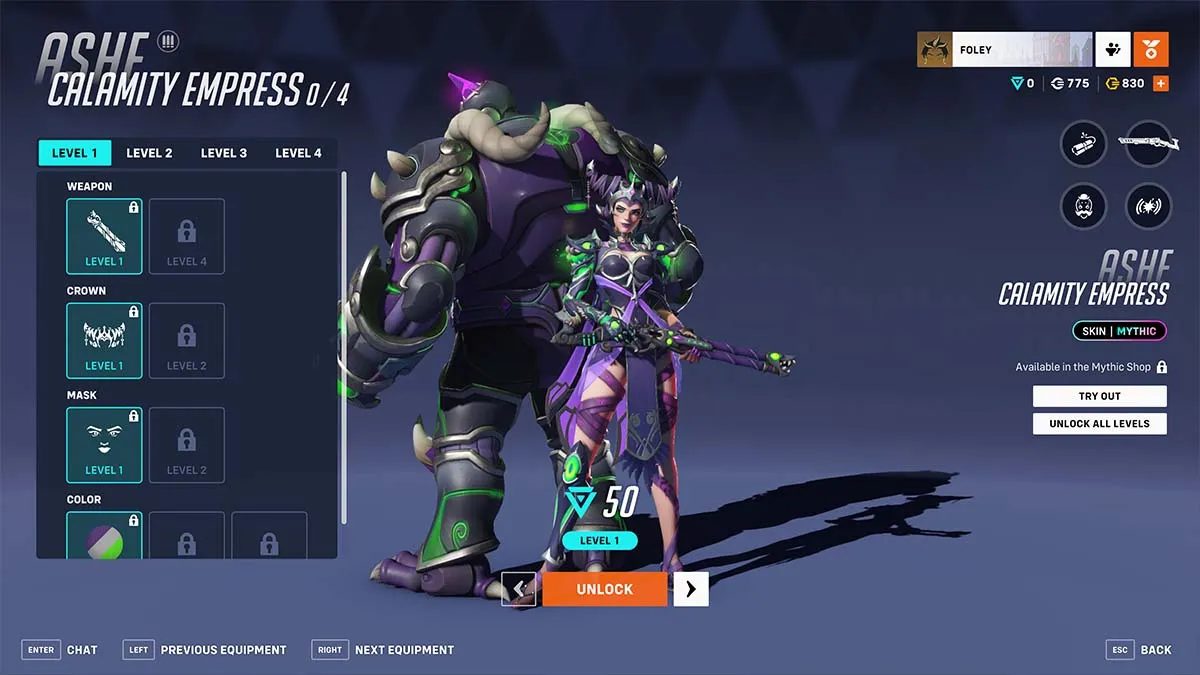 Every Mythic skin in Overwatch 2 and how to unlock them