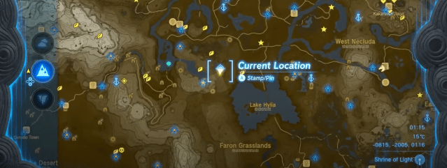 Temple of Time Ruins Goddess Statue location