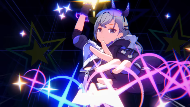 An image of Silver Wolf holding a star in Honkai: Star Rail.