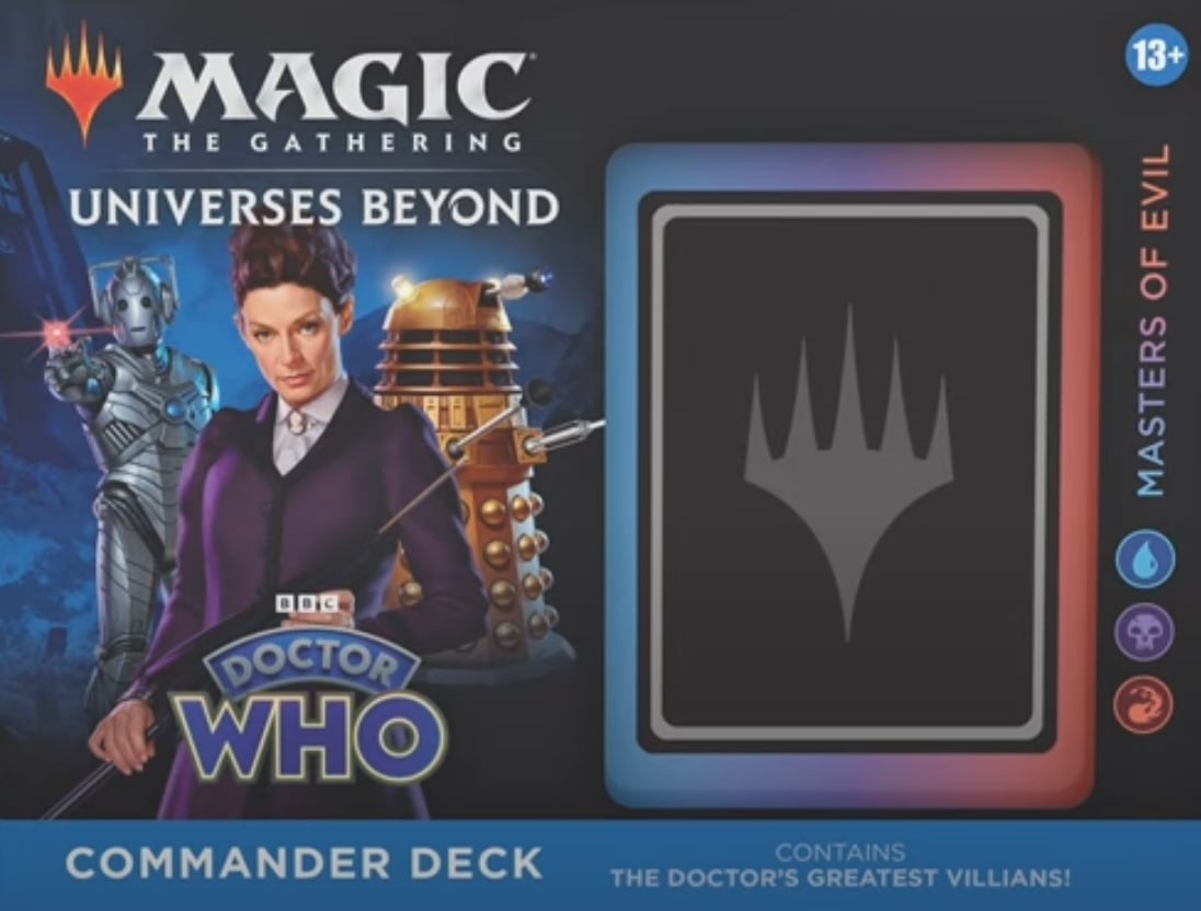 Image of Doctor Who villians in Masters of Evil Doctor Who Commander Precon deck