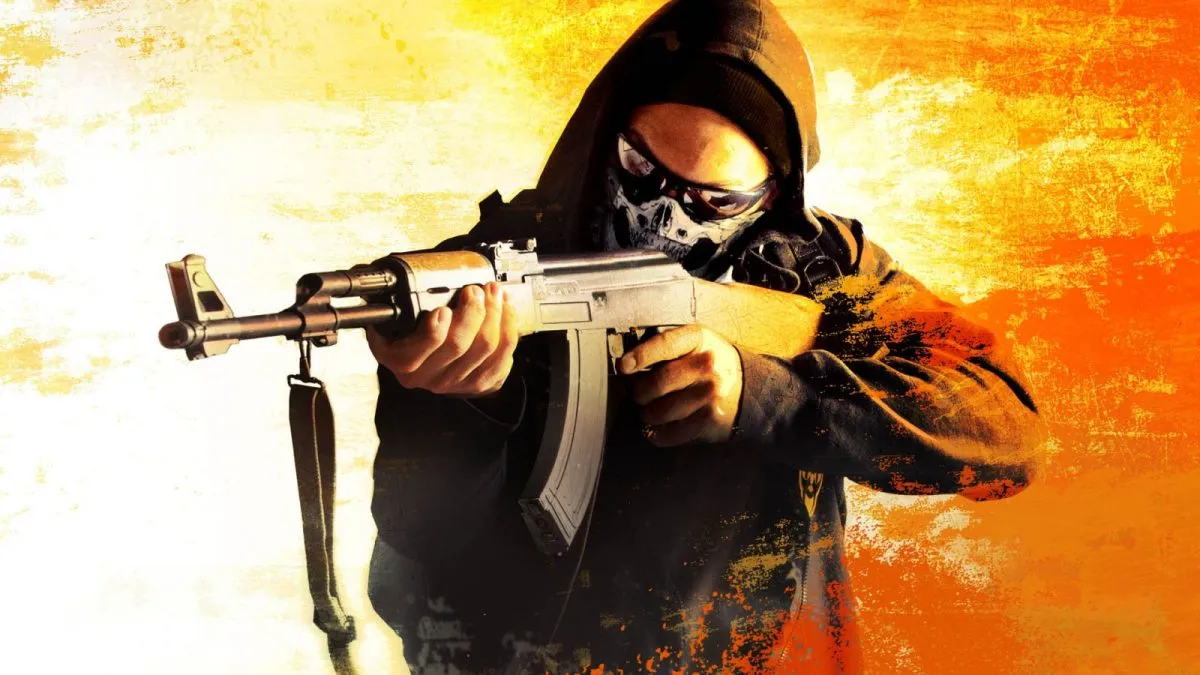 CS:GO terrorist hold an AK-47