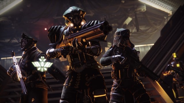 A player wields The Fourth Horseman, a shotgun in Destiny 2.