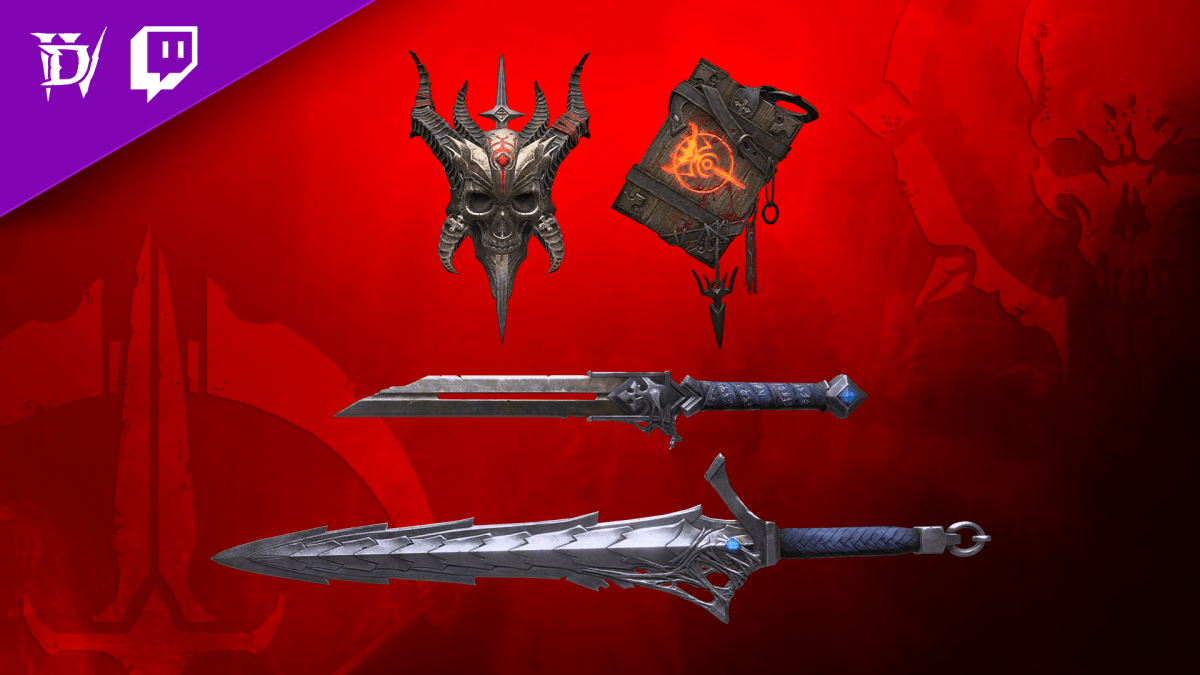 An image of Diablo 4's week one Twitch drops: Rogue and Necromancer