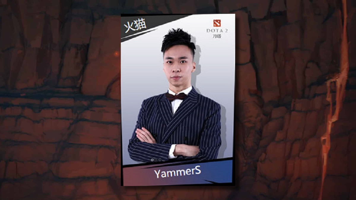 Picture of Yammers' portrait at The International 2022.