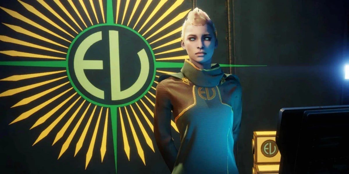 Tess Everis, the Eververse store manager in Destiny 2.