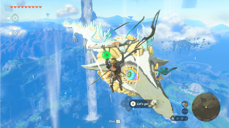 Zelda Tears of the Kingdom: Light Dragon Location Map, Route, and