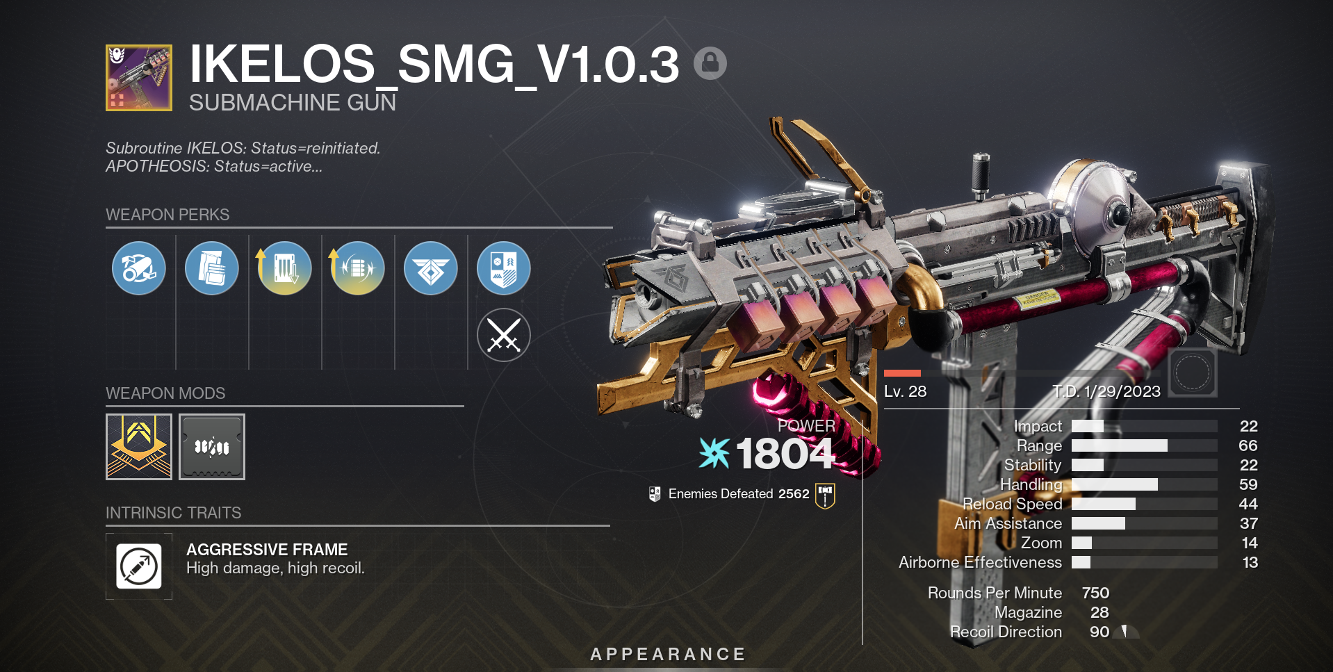 IKELOS SMG god rolls and best perks in Destiny 2 - Dot Esports