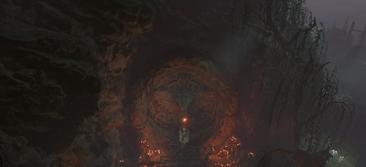 The entrance to Yngovani in Diablo 4.