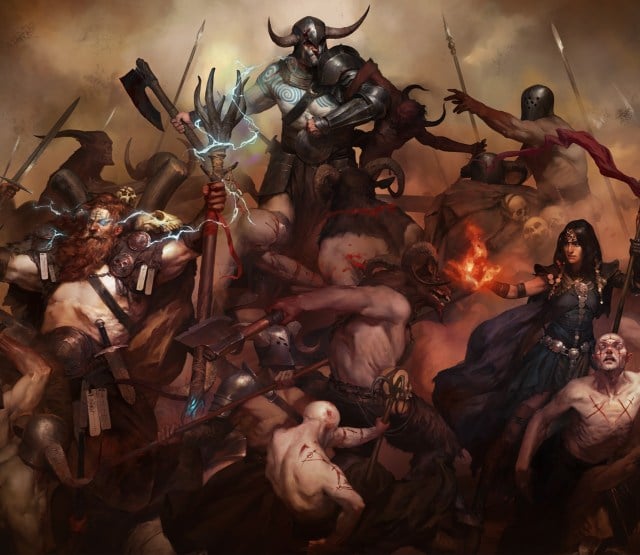 Image of Diablo 4 heroes.