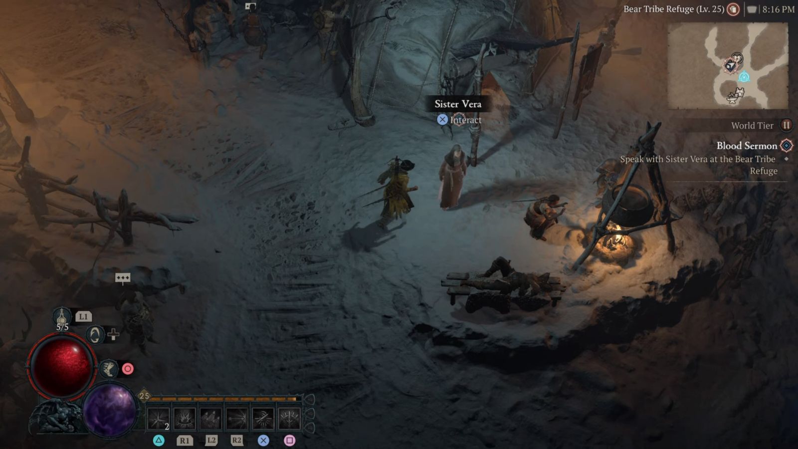 How To Complete The Blood Sermon Side Quest In Diablo 4