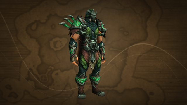 WoW character wearing Ensemble: Sylvan Stalker’s Leathers