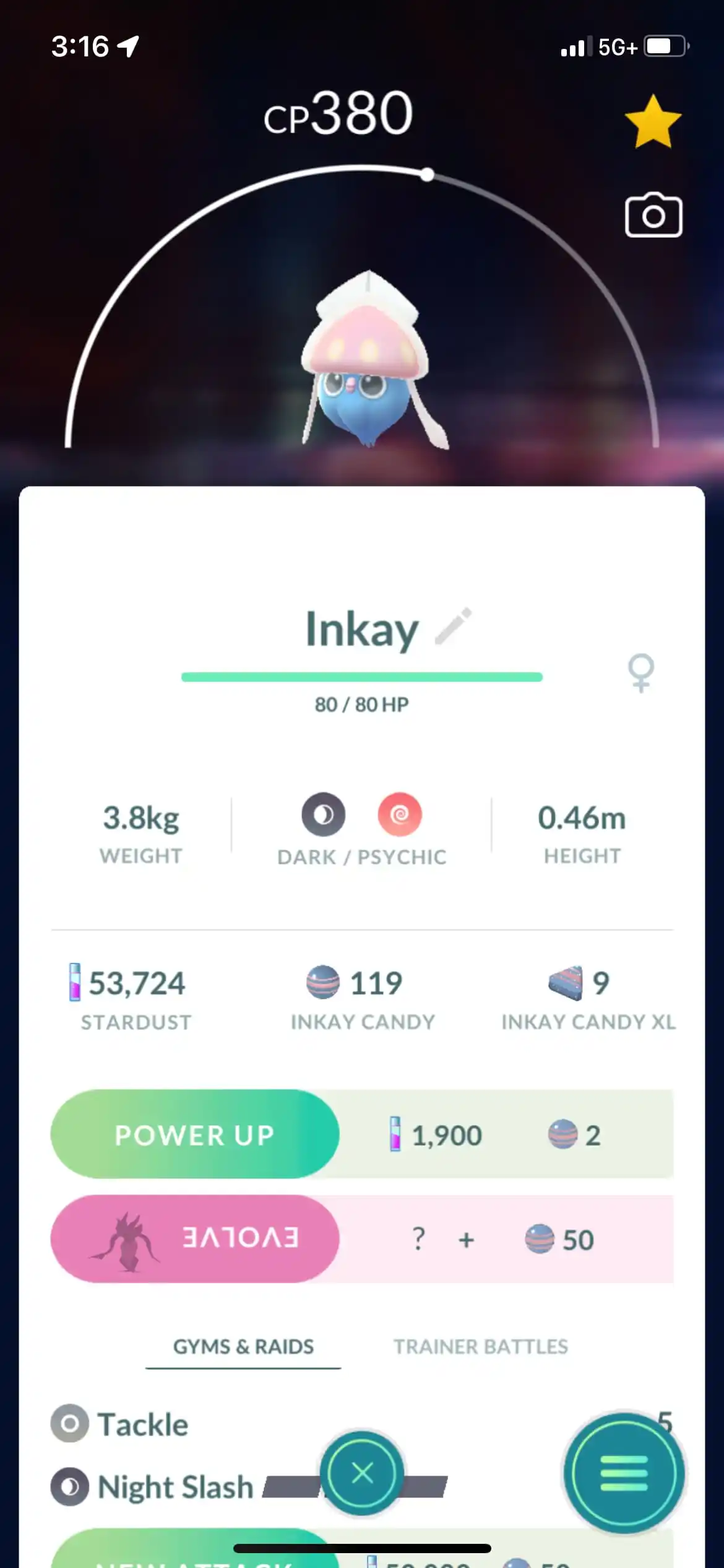 Cómo evolucionar a Inkay a Malamar en Pokémon Go