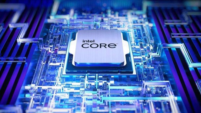 Una captura de pantalla de un procesador Intel Core